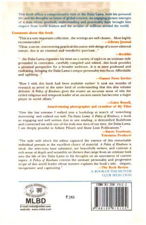 The Dalai Lama A Policy of Kindness