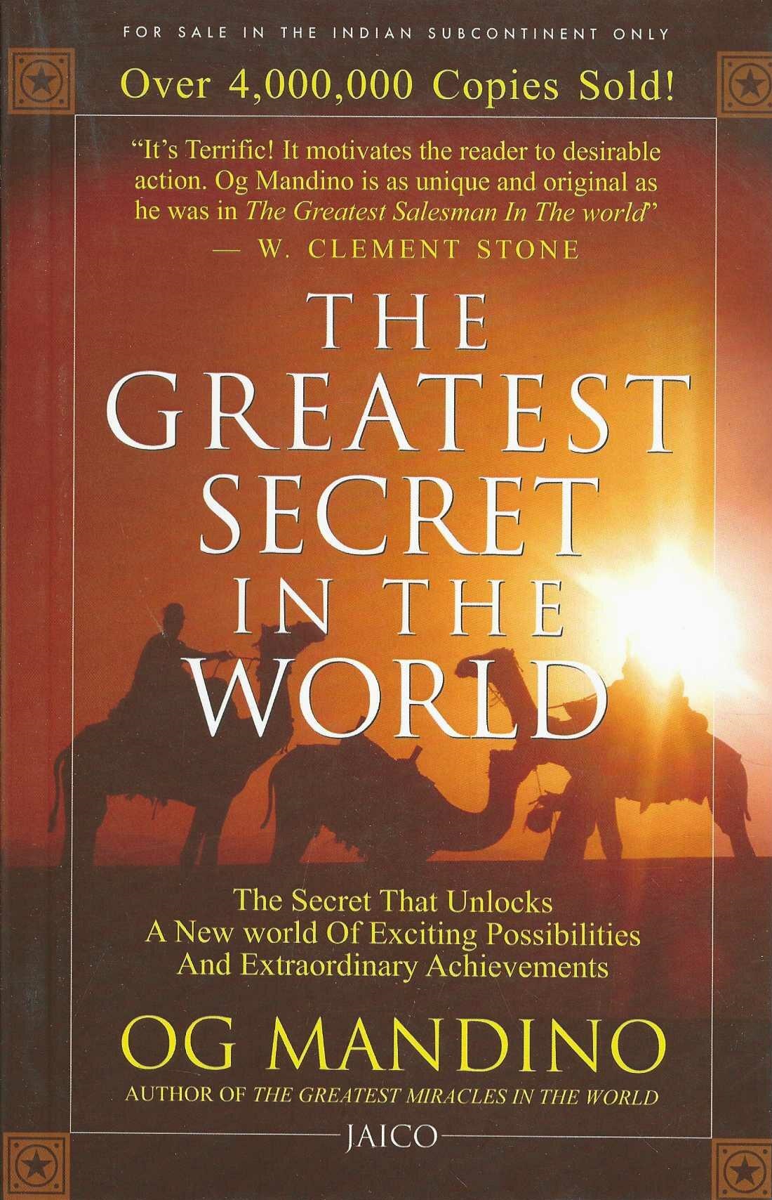 THE GREATEST SECRET IN THE WORLD